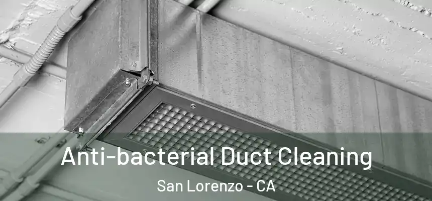 Anti-bacterial Duct Cleaning San Lorenzo - CA