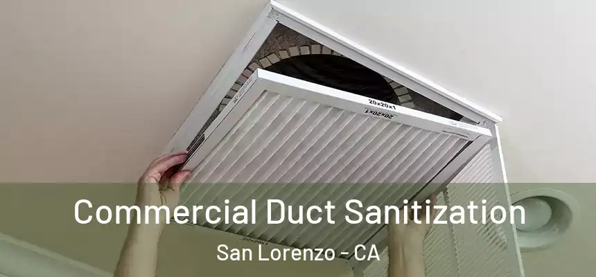  Commercial Duct Sanitization San Lorenzo - CA